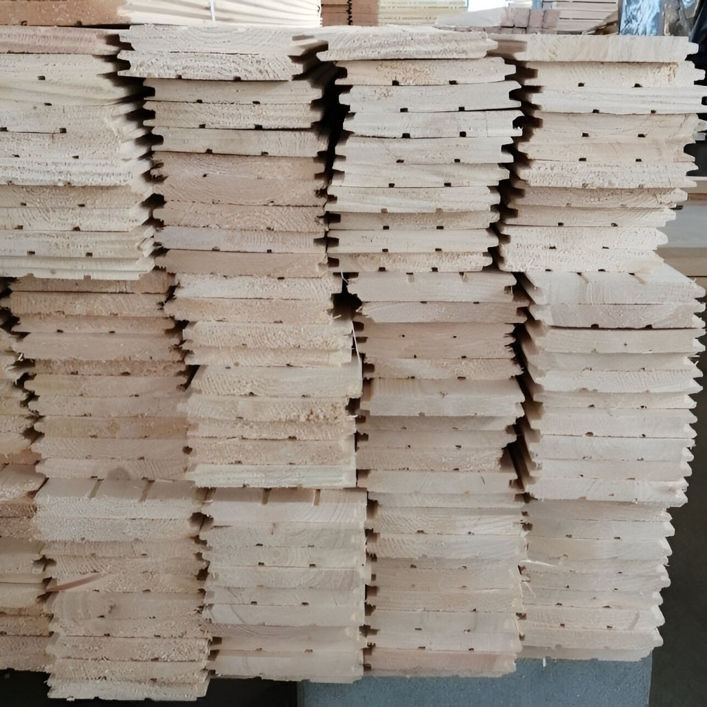 Вагонка Штиль, сорт АВ, Хвоя 12.5х115х6000 мм, в упаковке 8 штук