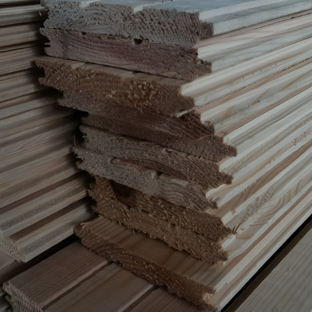 Вагонка Штиль, сорт АВ, Хвоя 13х115х4000 мм, в упаковке 8 штук