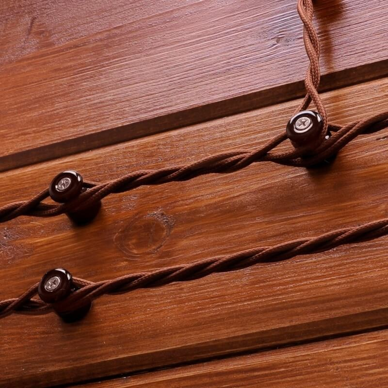 Изолятор керамический Bironi R-IZ-20-50, диаметр 16 мм, высота 20 мм, цвет коричневый