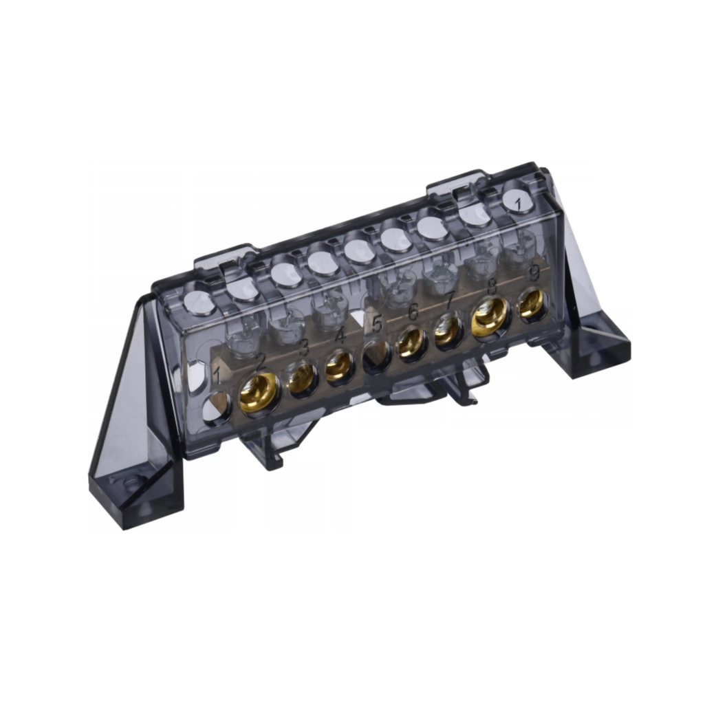 Шина нулевая Tekfor IEK N Стойка, 8х12-3+4-Ч, TF-NN20-34-DP-K02