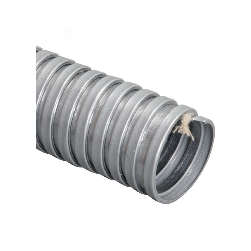 Металлорукав Iek Elasta Р3-ЦХ-15, CM10-15-020, диаметр 15 мм, без протяжки, без обшивки, в упаковке 20 м