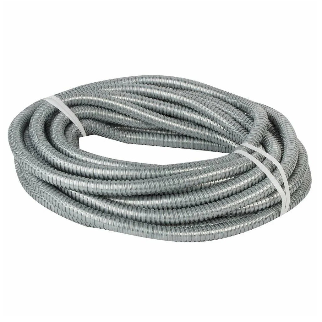 Металлорукав Iek Elasta Р3-ЦХ-20, CM10-20-015, диаметр 20 мм, без протяжки, без обшивки, в упаковке 15 м 