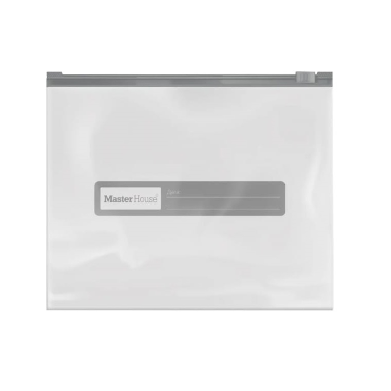 Пакеты для заморозки Zip-Lock с бегунком 20х17 см 15 шт Master House 75166