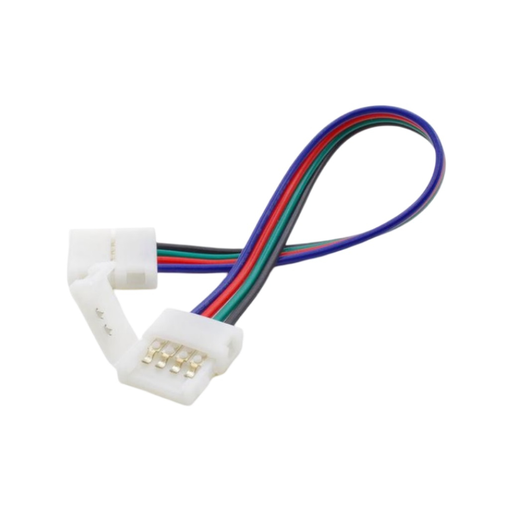 Набор коннекторов Gauss Basic DC 12/24В, BT434, для LED ленты шириной 10 мм, тип диодов RGB 5050, 2 шт