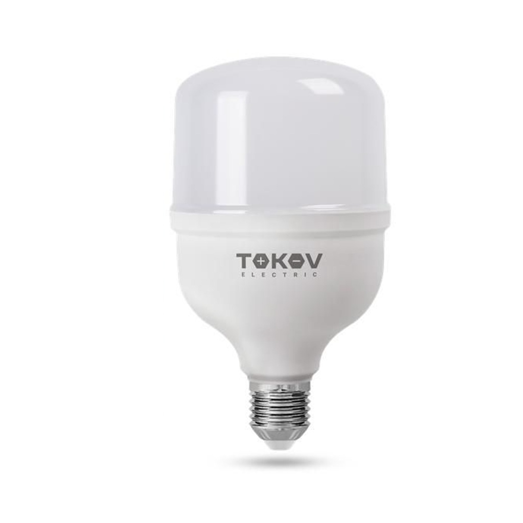 Лампа светодиодная Tokov Electric TKE-HP-E40/E27-60-6.5K, 60 Вт, 6500К
