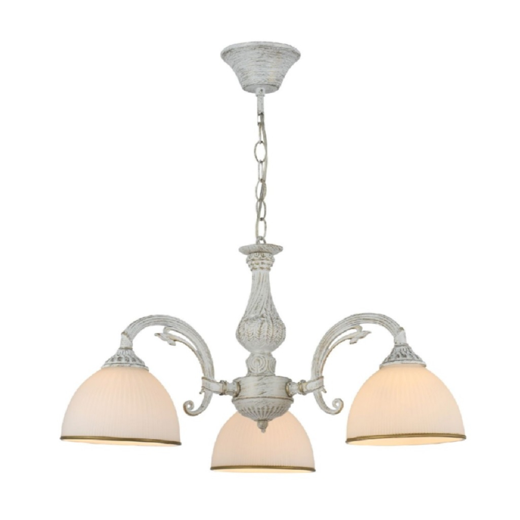 Люстра Reluce 74459-0.4-03, 3 лампы, E27, 120 Вт, стекло, до 6 кв.м