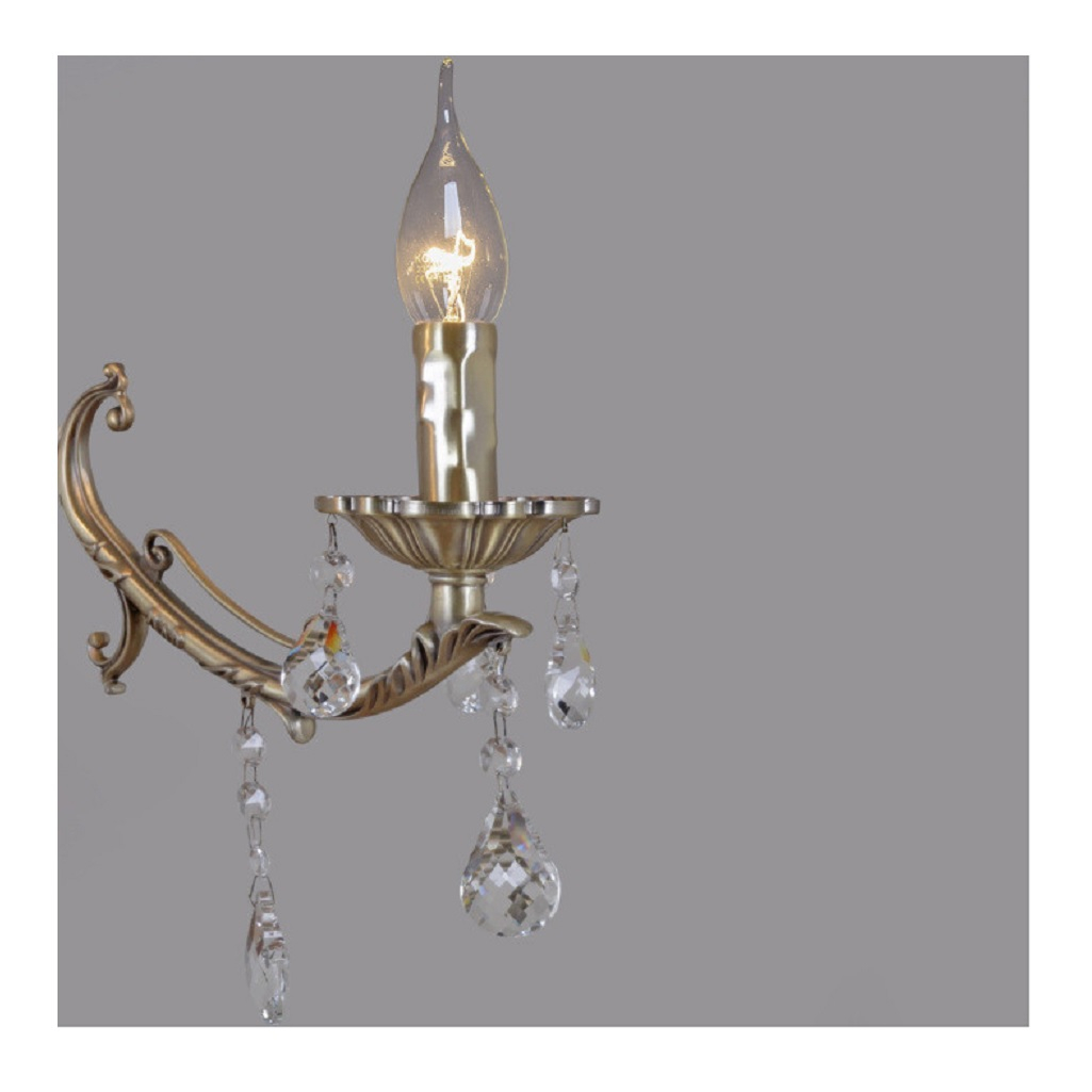 Люстра Illumico IL0185-3CSQ-24 BK AB Castor, 8 ламп, E14, 320 Вт, хрусталь, до 48 кв.м