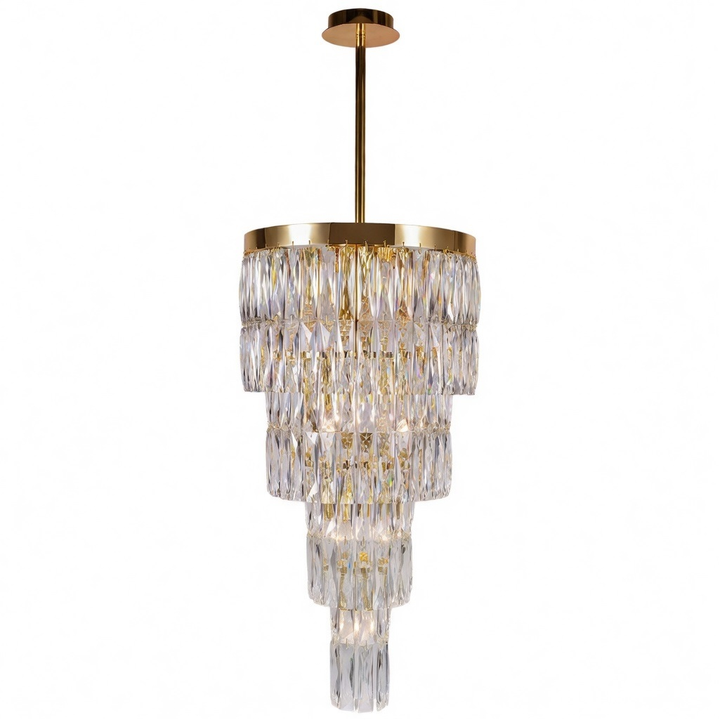 Люстра Reluce 04772-0.4-11 DN GD, 11 ламп, E14, 440 Вт, хрусталь, до 22 кв.м