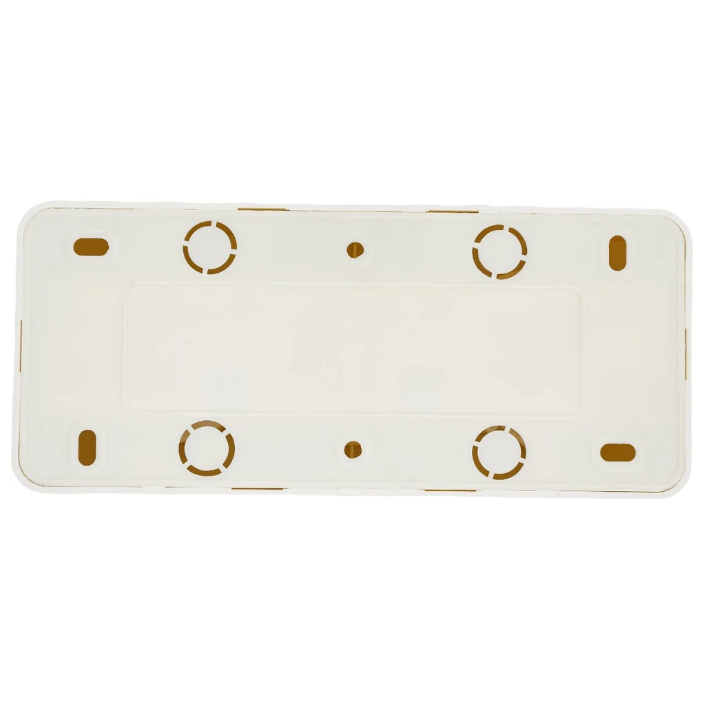 Розетка 3-местная Stekker Cофия 49306 с заземлением, накладная, белая