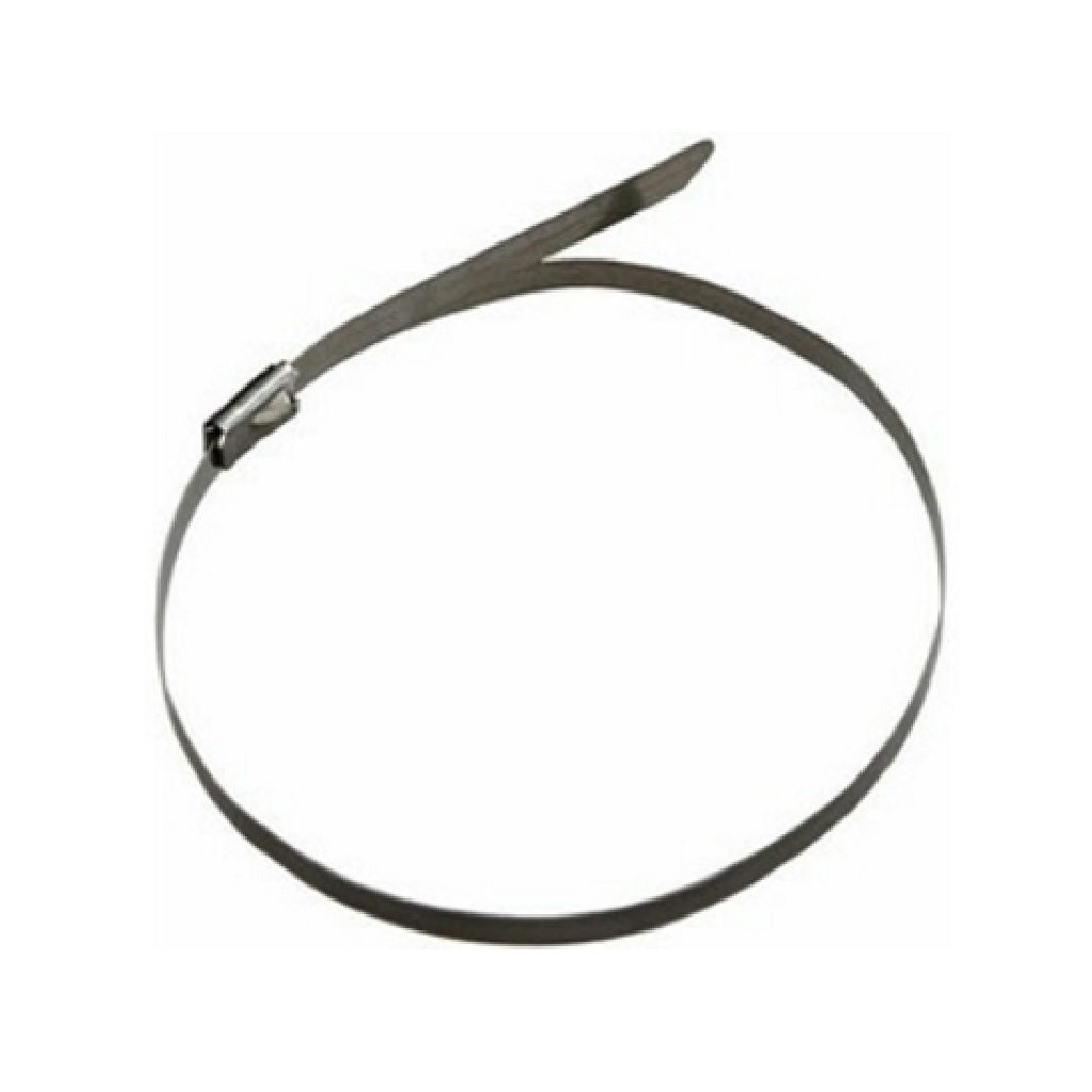 Стяжка кабельная Rexant 07-0118-10, сталь, 4.6х100 мм упаковка 10 штук, черная