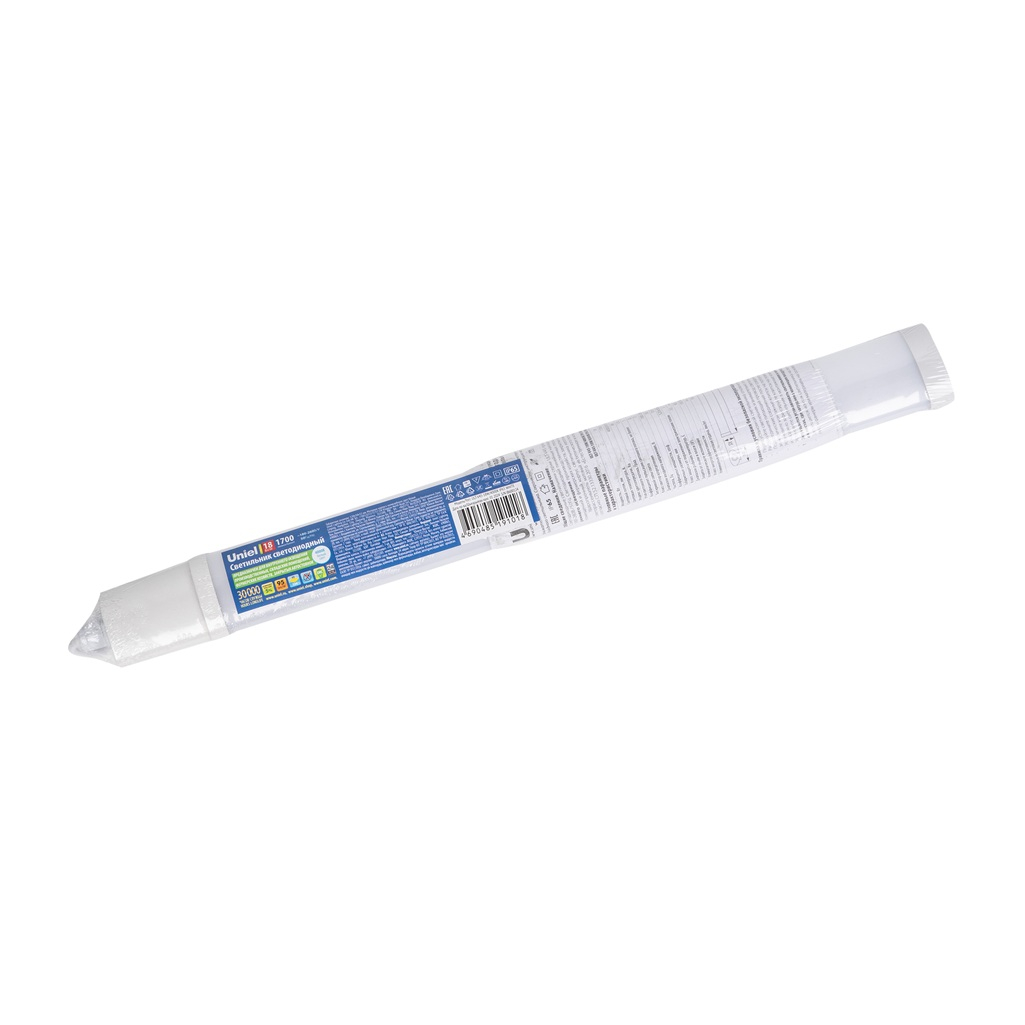 Светильник линейный Uniel ULT-V45-18W 520 мм, 18 Вт, IP65, 4000K, пластик, белый