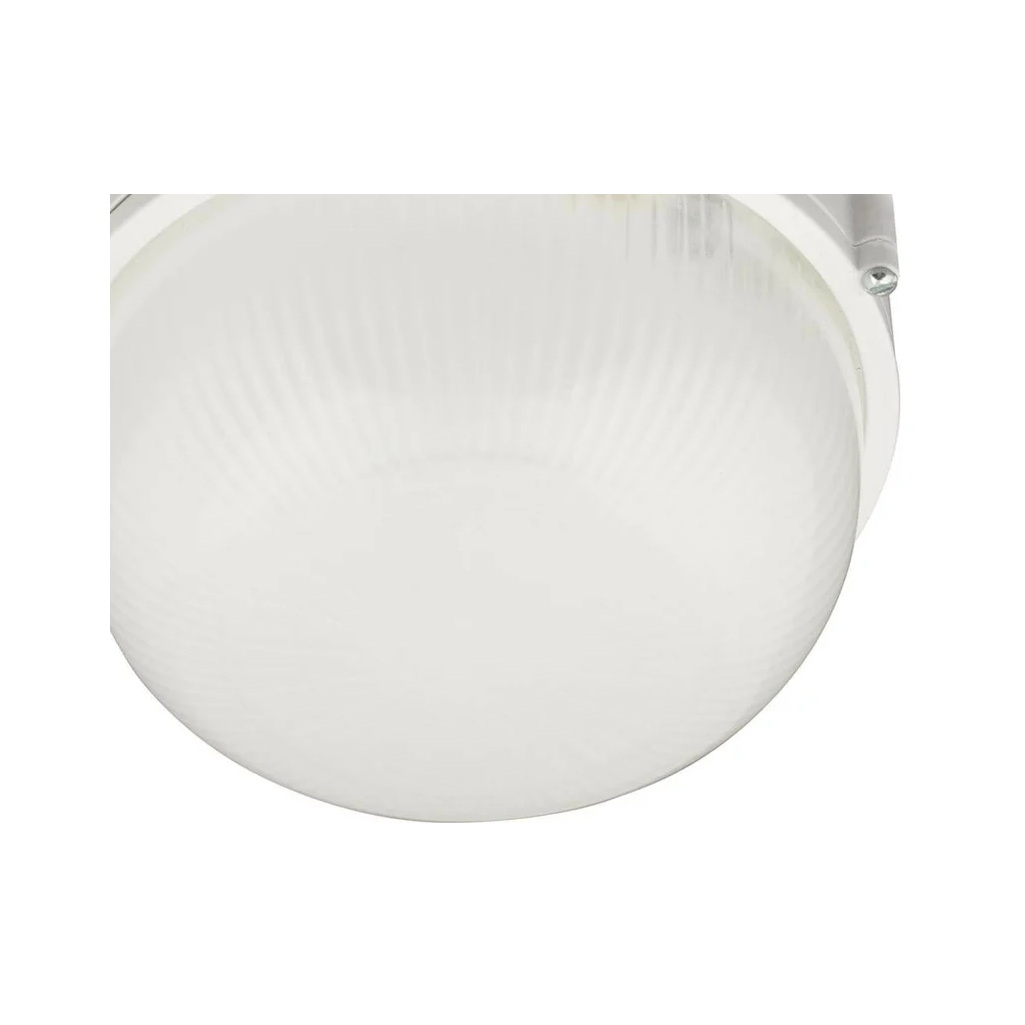 Светильник влагозащищенный Uniel UWL-R01 круг, накладной, Е27, IP54, белый
