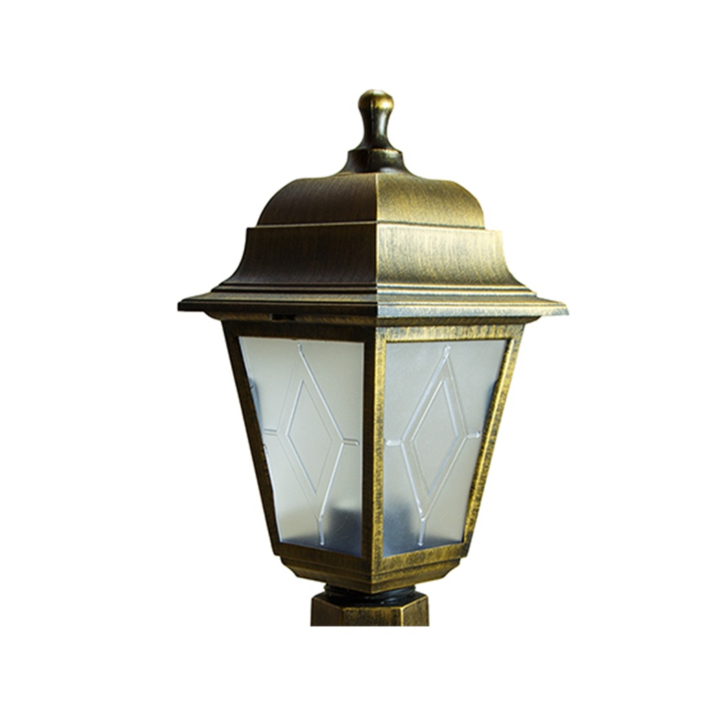 Светильник уличный Uniel UUL-A01F на столб, 60 Вт, E27, IP44, бронзовый