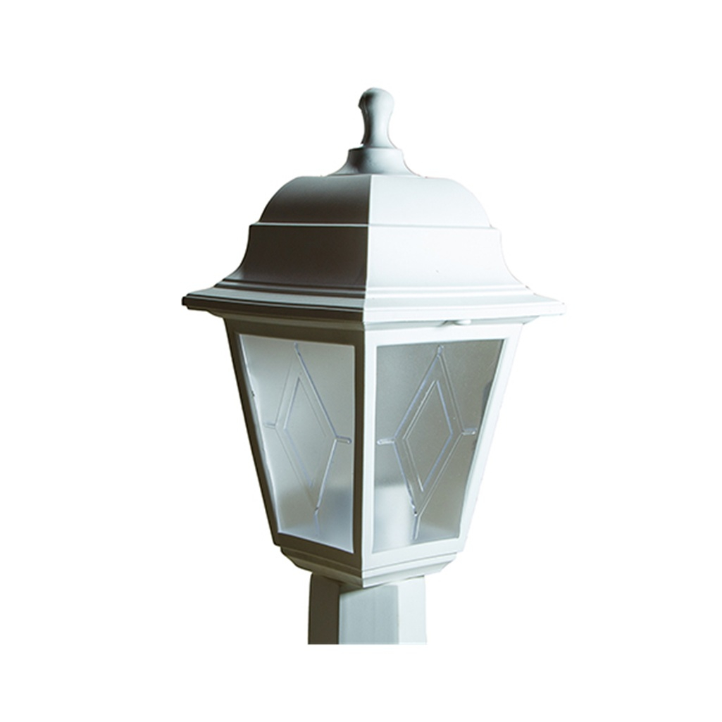 Светильник уличный Uniel UUL-A01F на столб, 60 Вт, E27, IP44, белый