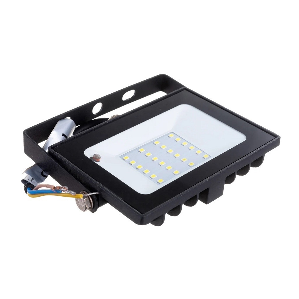 Прожектор светодиодный General GTAB-20-IP65-6500-S, 20 Вт, 6500К, IP65, датчик движения, черный