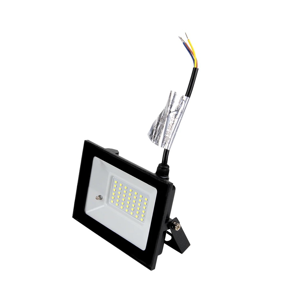Прожектор светодиодный General GTAB-50-IP65-6500-S, 50 Вт, 6500К, IP65, датчик движения, черный