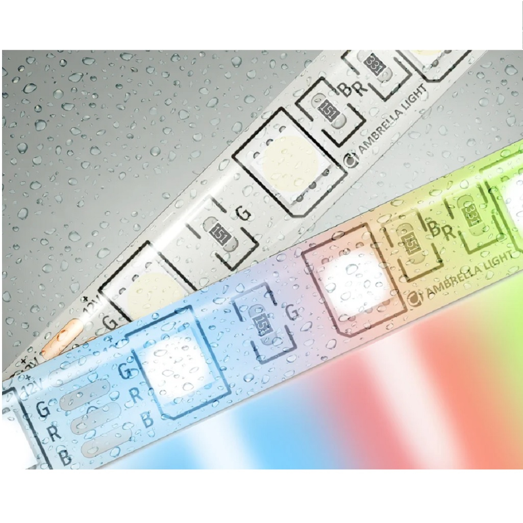 Светодиодная лента Ambrella GS2302 5050 60Led 14.4 Вт 12В IP65 RGB, 5 метров