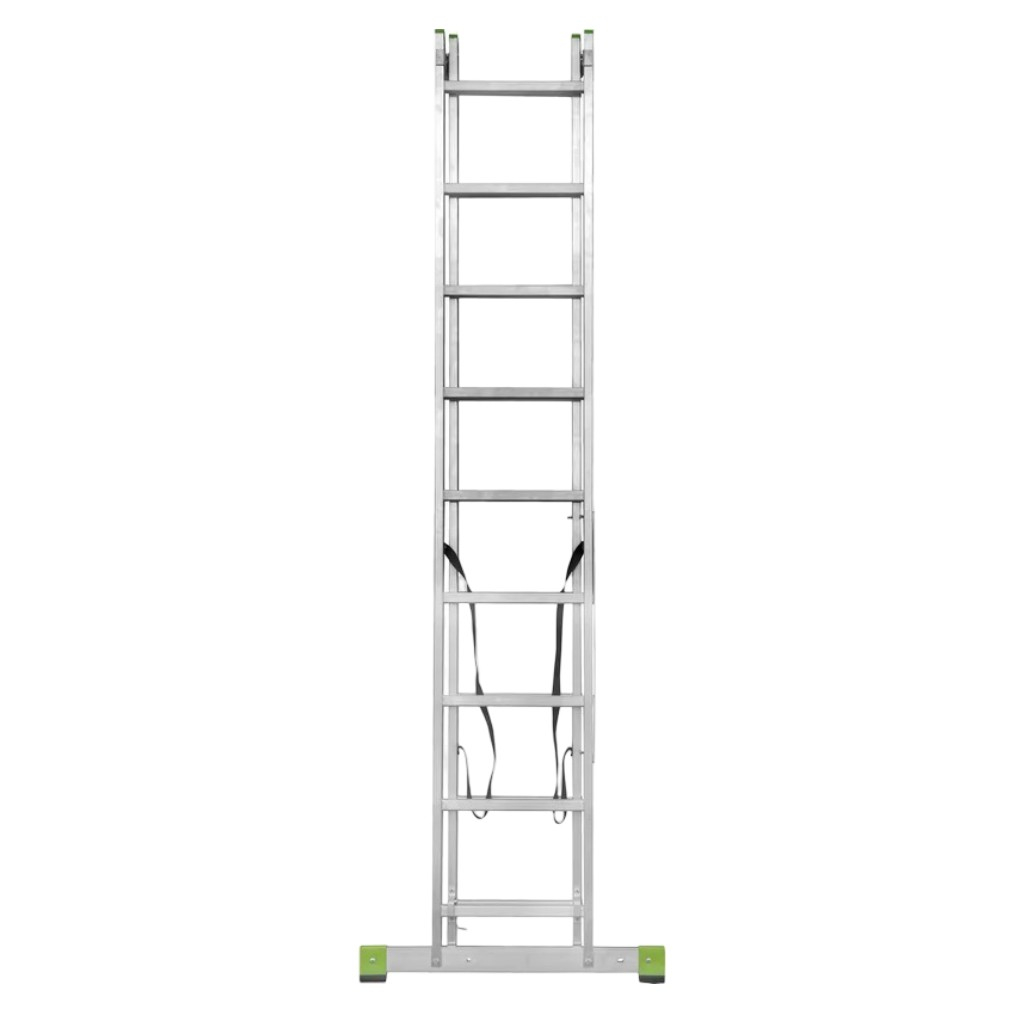 Лестница-стремянка Высота VL2-9, 9 ступеней, 2 секции, алюминиевая, нагрузка до 150 кг