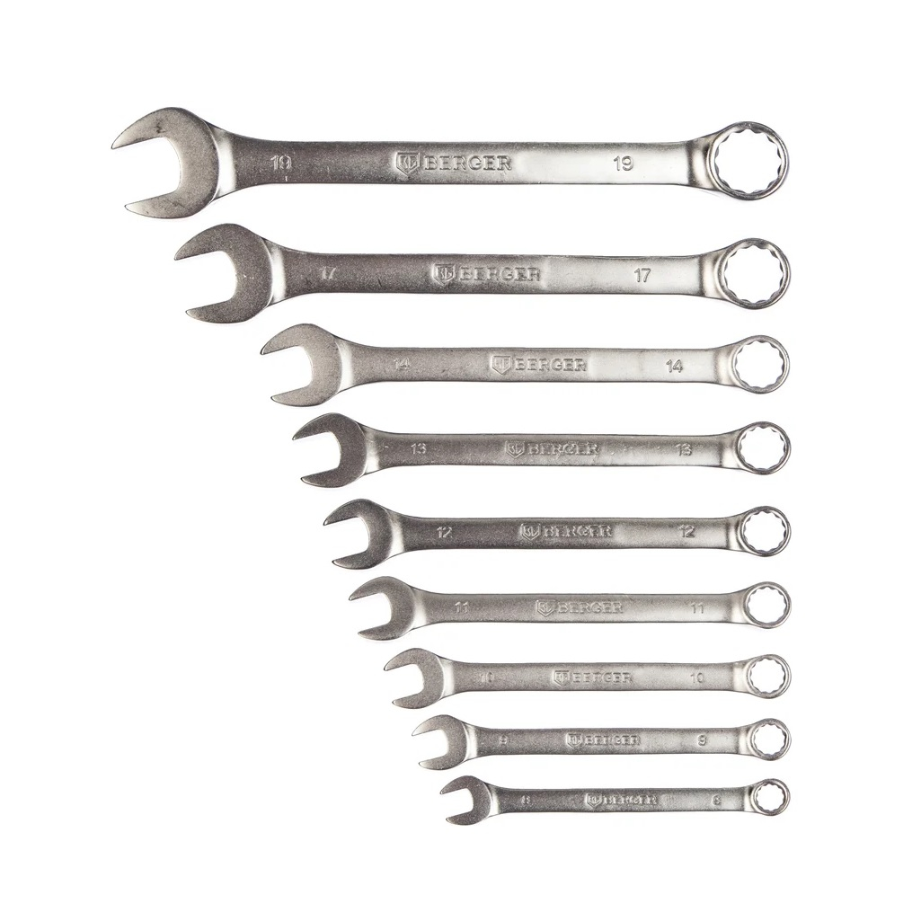 Набор ключей комбинированных Berger BG1144, 8-19 мм, 9 предметов