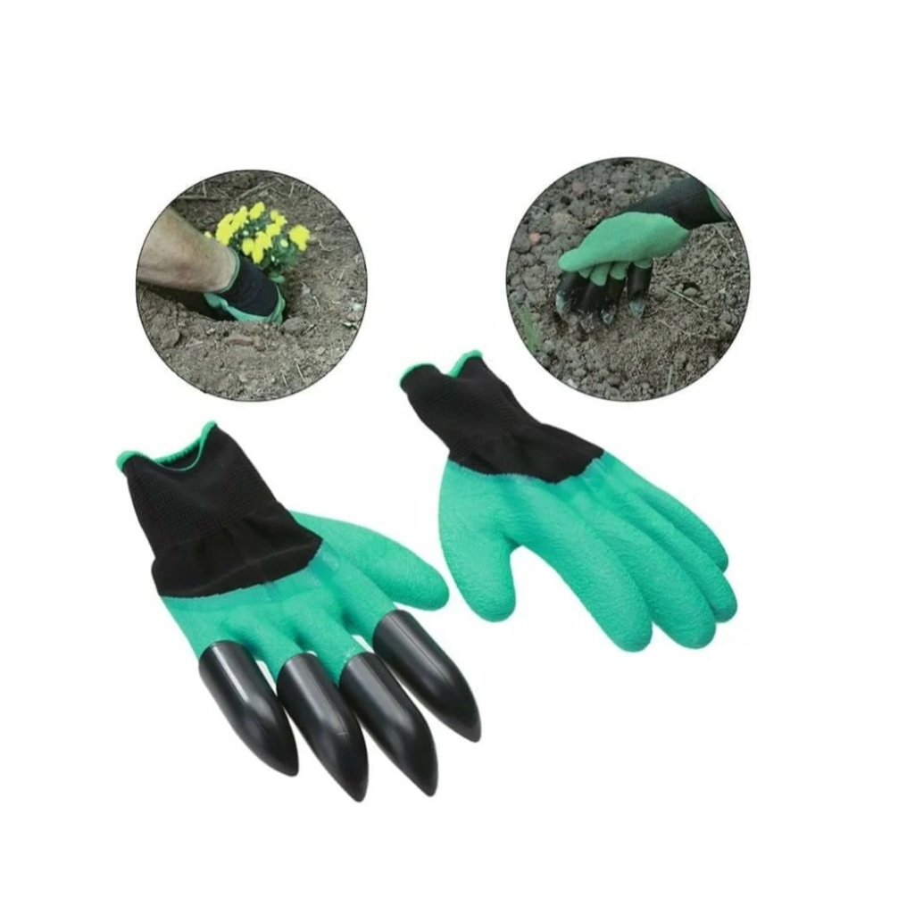 Перчатки землекопа Palisad 67748, садово-строительные, с когтями
