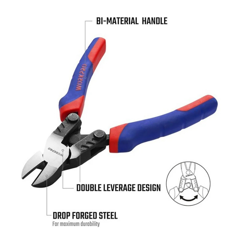 Бокорезы для тяжелых работ Workpro 180 мм WP231090