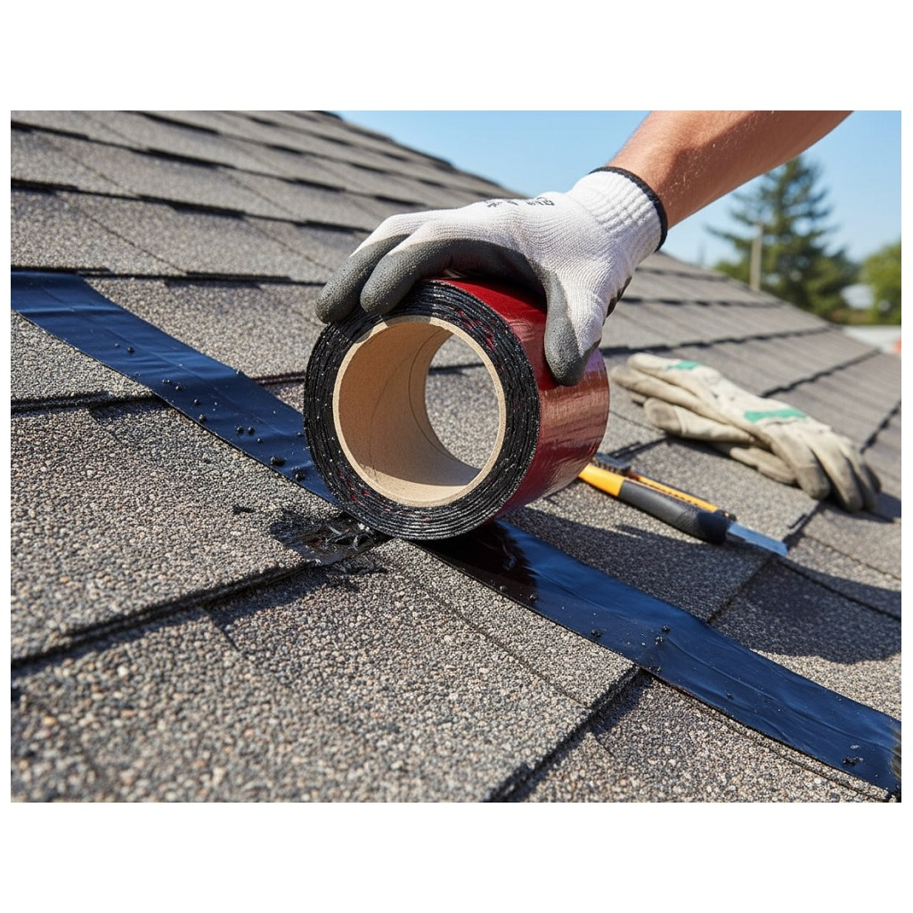 Лента кровельная битумная Шабашка 035-4013, красный, 0.1х3 м