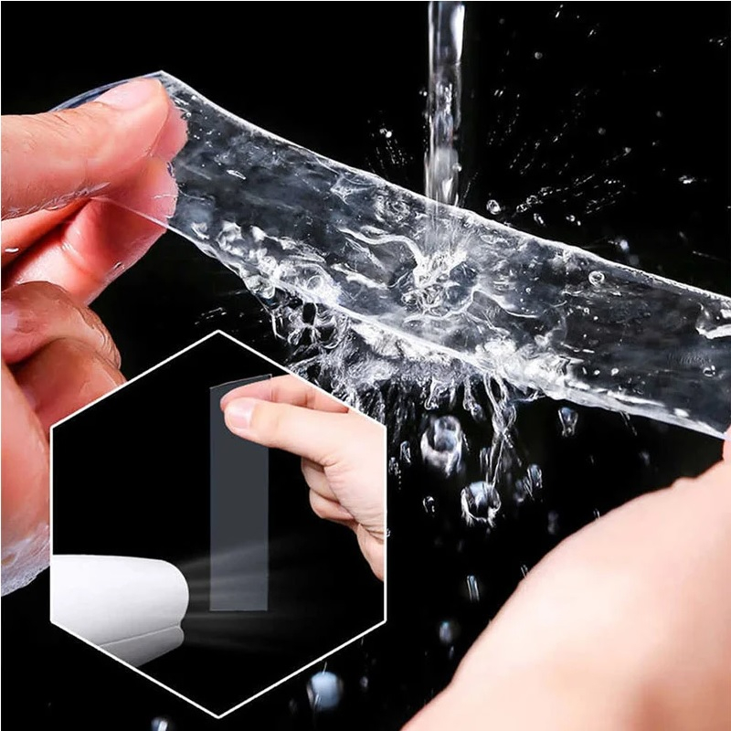 Скотч Park 103909 двусторонний, многоразовый, прозрачный, акрил, ширина 30 мм, длина 2 м