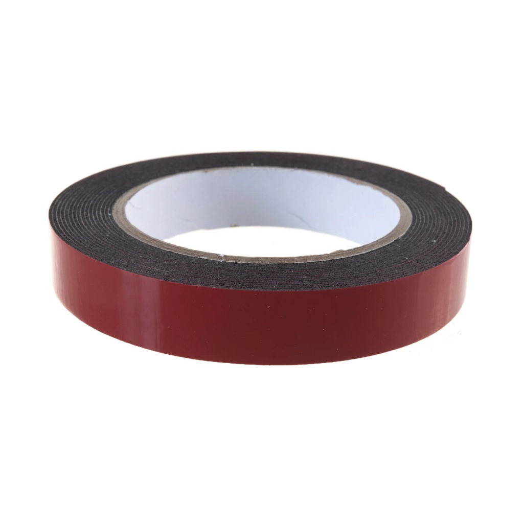 Лента клейкая Matrix 89084 на вспененной основе, усиленная, двусторонняя, чёрная, 19 мм х 5 м