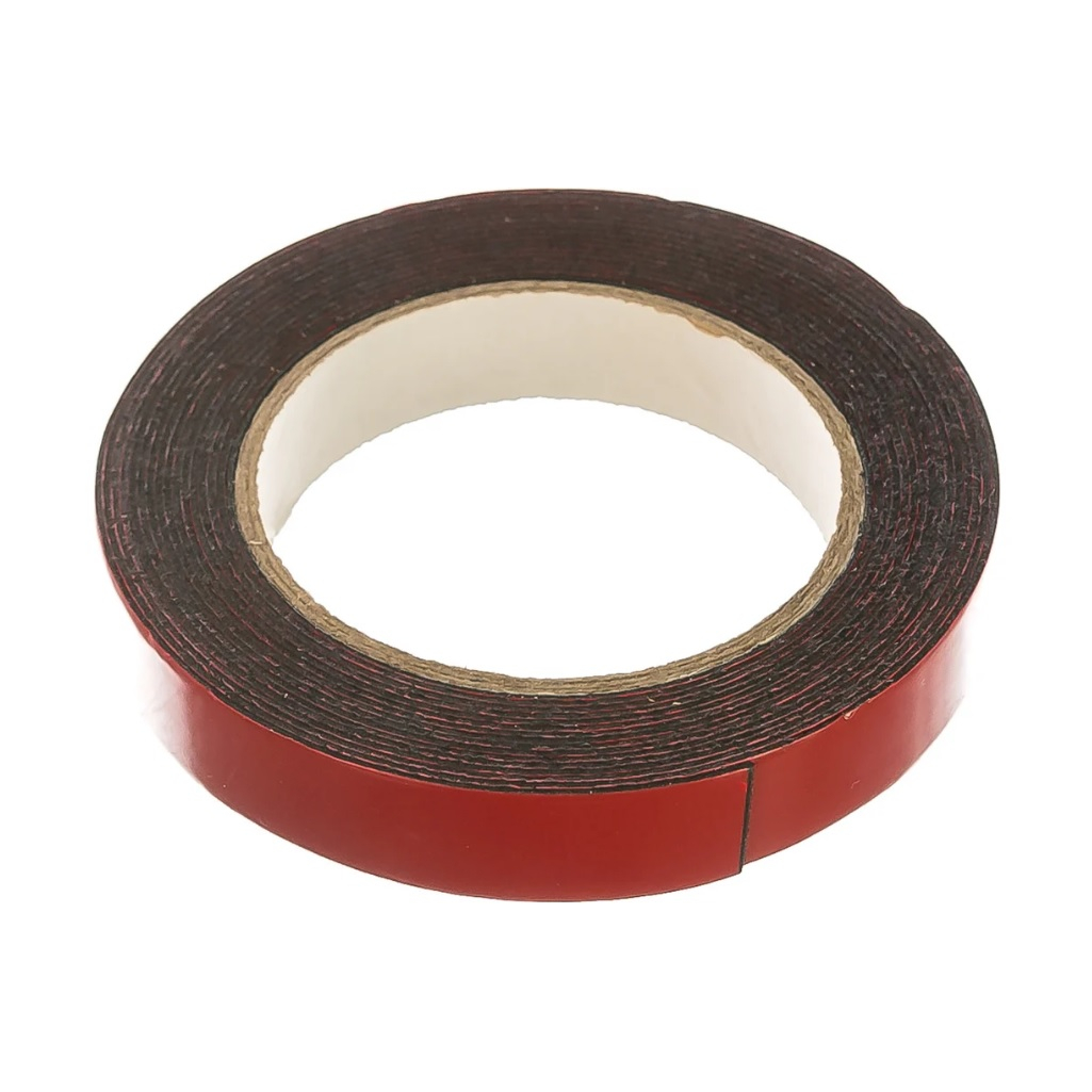 Лента клейкая Matrix 89084 на вспененной основе, усиленная, двусторонняя, чёрная, 19 мм х 5 м