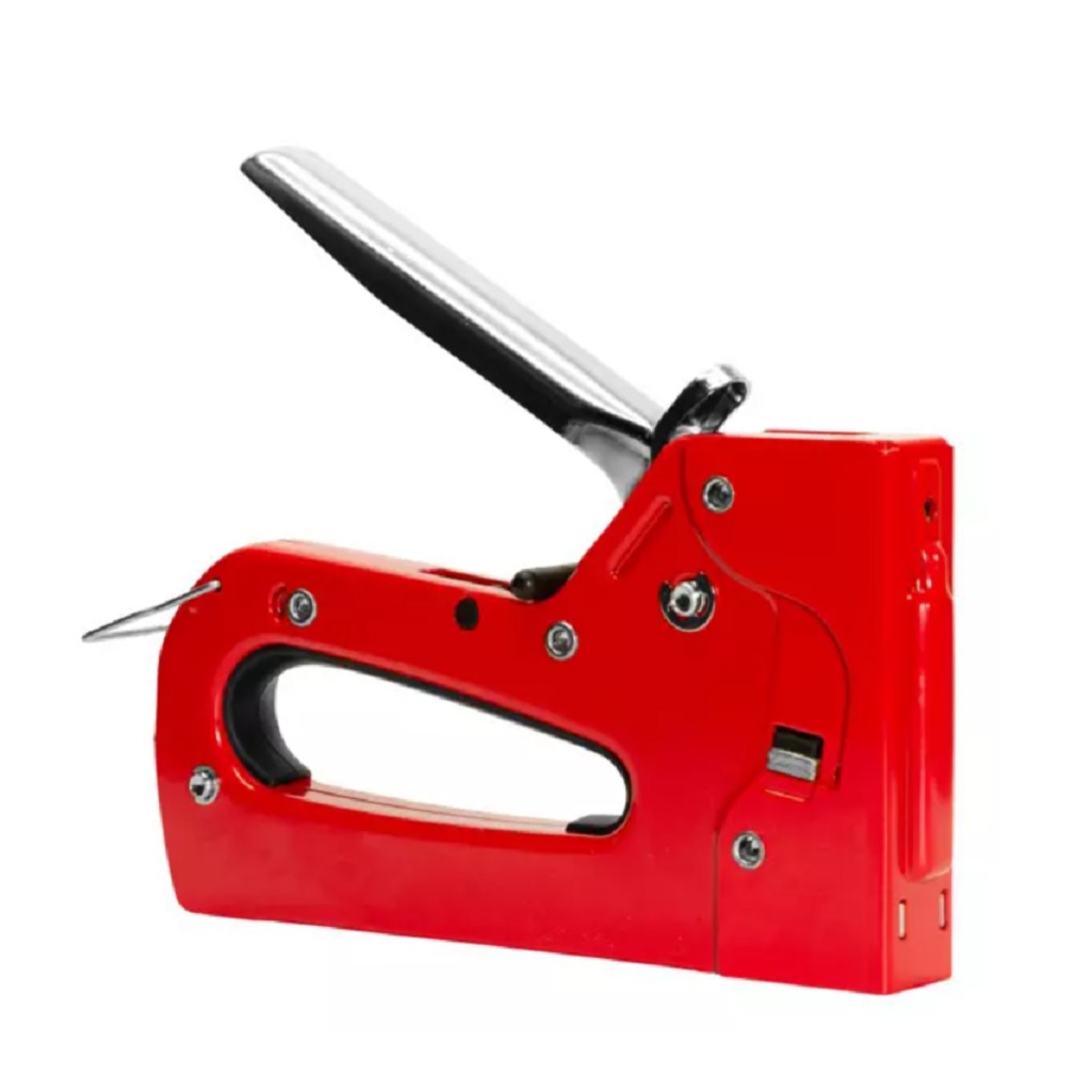 Степлер строительный Okinawa 2364, 3 в 1, ручной, регулируемая сила удара