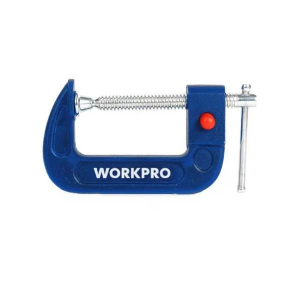 Струбцина Workpro G-образная, быстроразъемная 75 мм WP232022