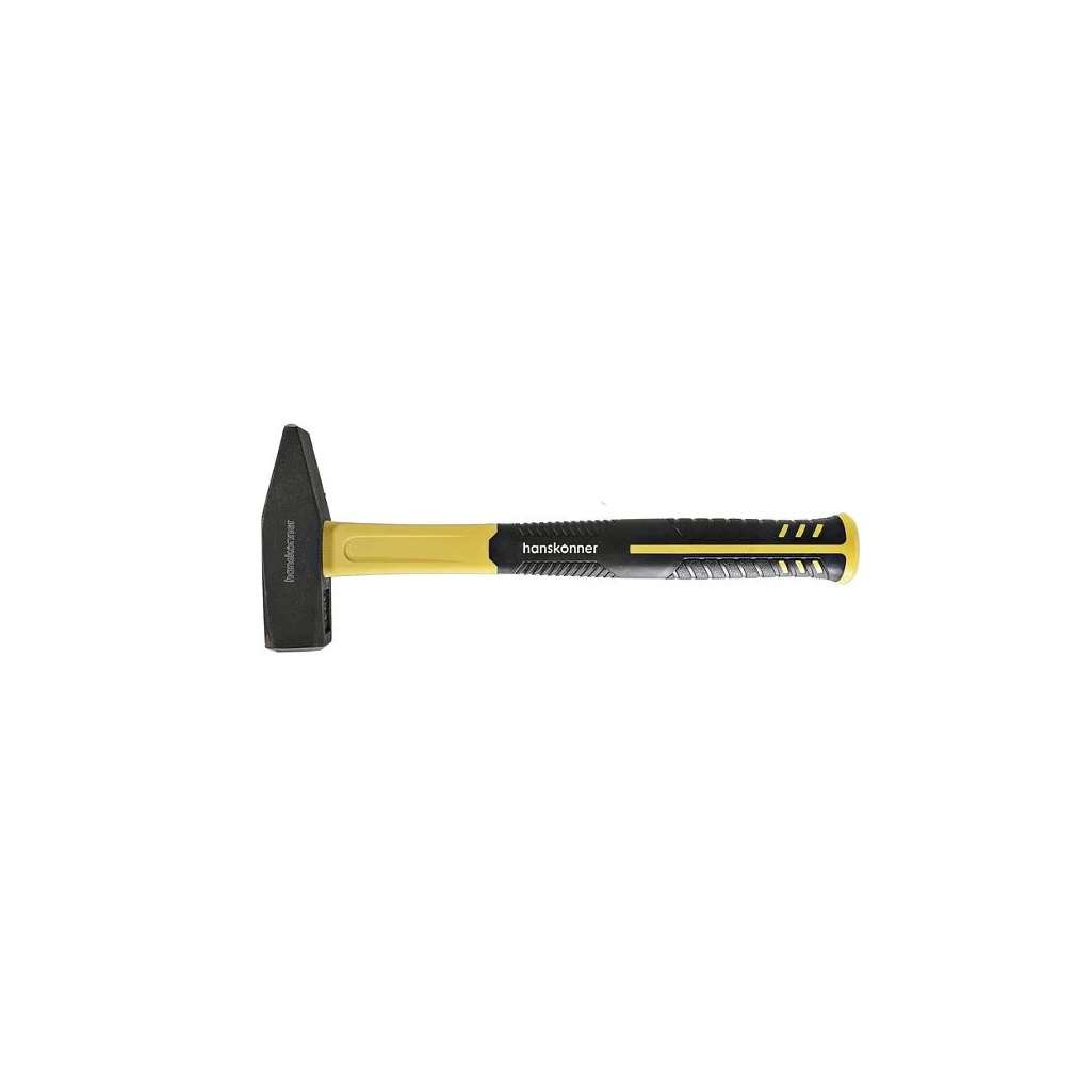 Молоток Hanskonner HK1010-83-1000, 1000 гр, кованый боек, фиберглассовая рукоятка