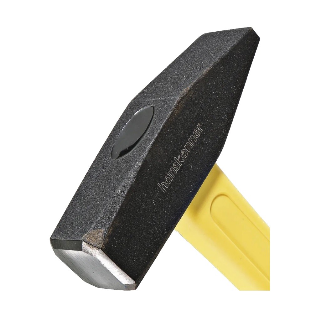 Молоток Hanskonner HK1010-83-1000, 1000 гр, кованый боек, фиберглассовая рукоятка