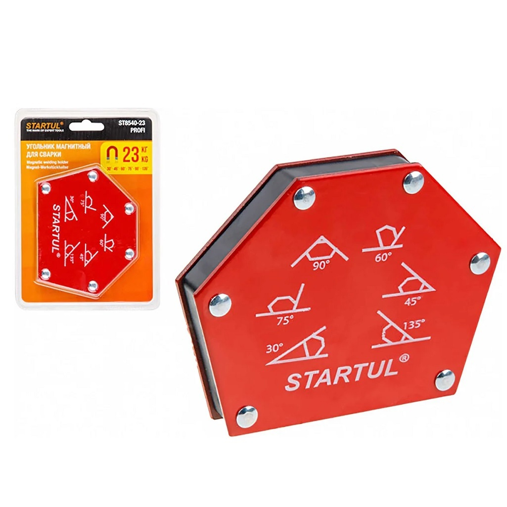 Угольник магнитный Startul Profi ST8540-23, для сварки, 23 кг