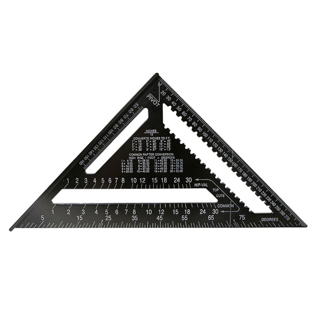 Угольник Sturm Свенсона 2020-07-300, 300 мм, алюминиевый сплав, черная оксидация, белая шкала