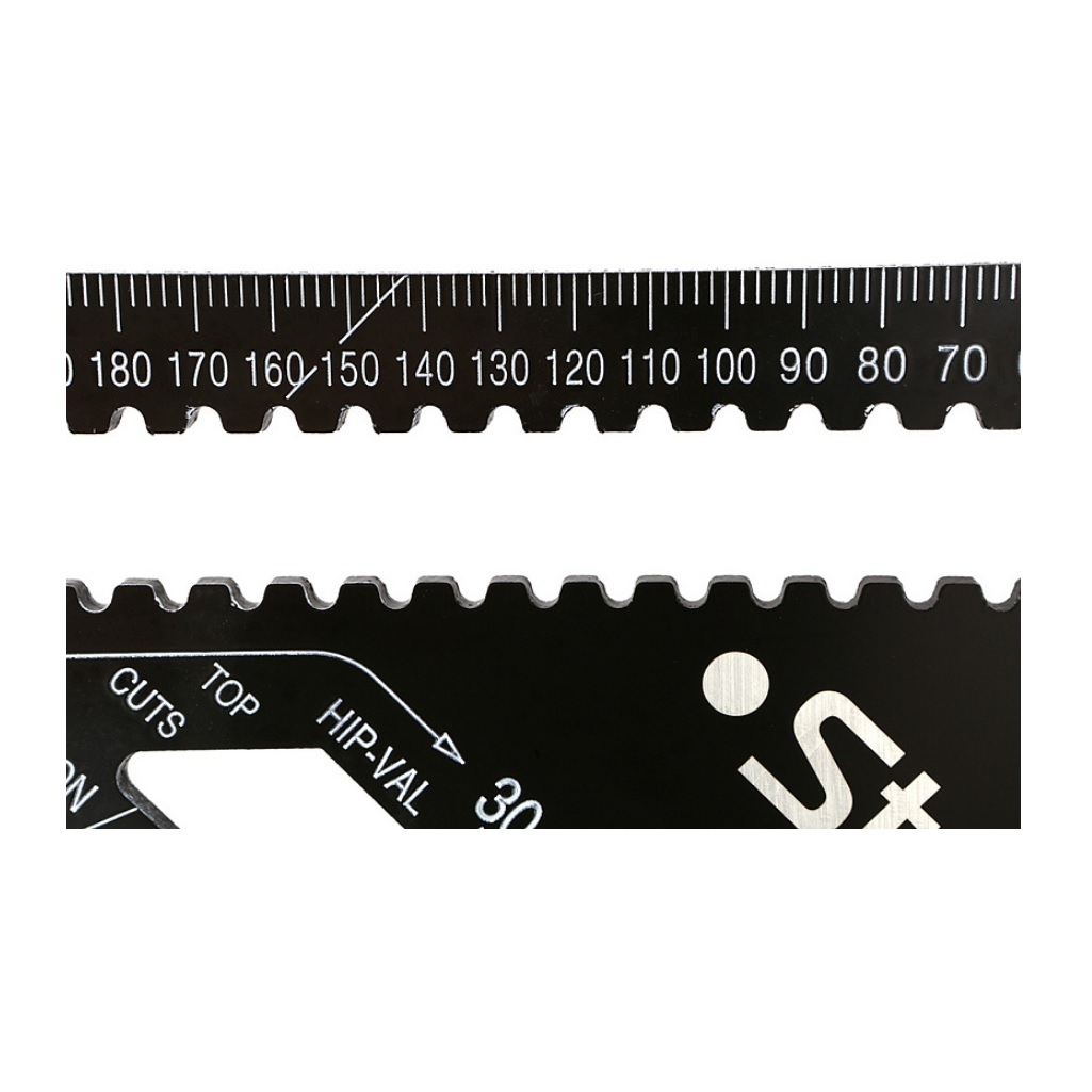 Угольник Sturm Свенсона 2020-07-300, 300 мм, алюминиевый сплав, черная оксидация, белая шкала