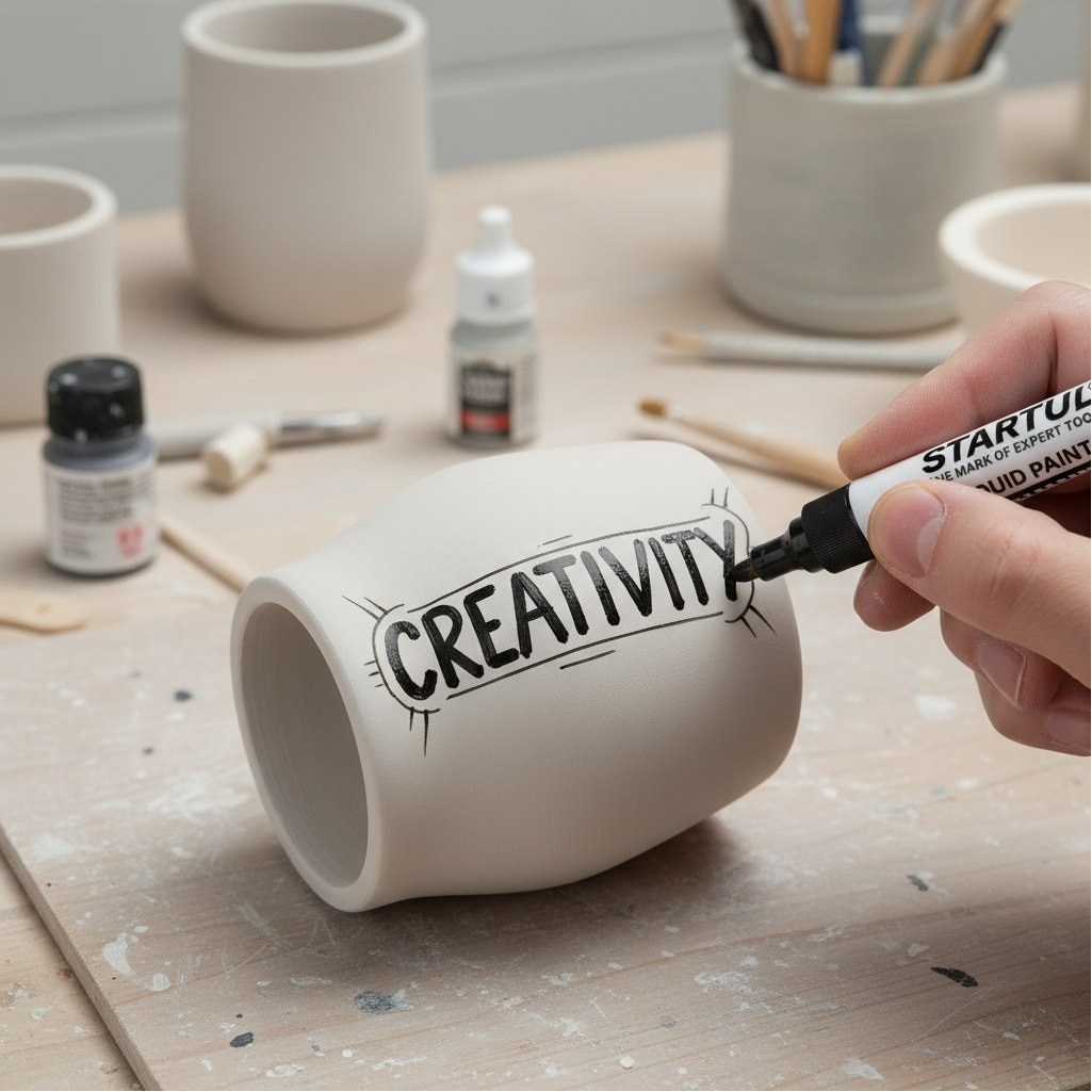 Маркер строительный Startul The mark of expert tools ST4360-02, черный