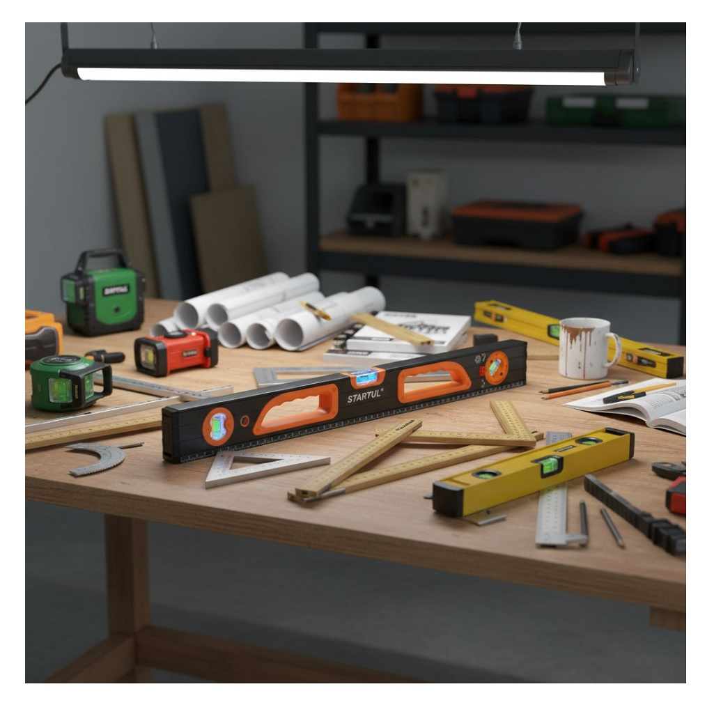 Уровень строительный Startul Profi ST2560-040М, магнитный, длина 400 мм