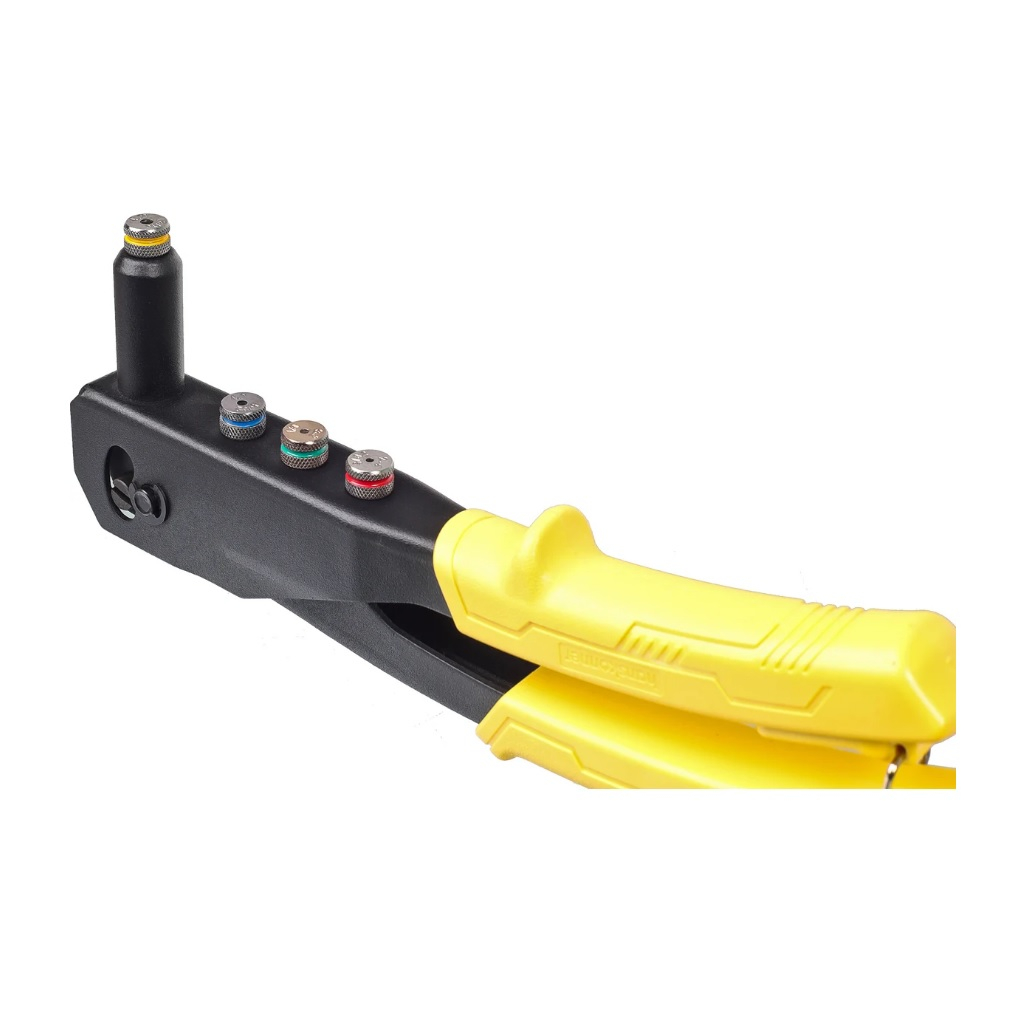 Заклепочник Hanskonner HK1070-01-255, для вытяжных заклепок диаметром 2.4, 3.2, 4, 4.8 мм, 255 мм