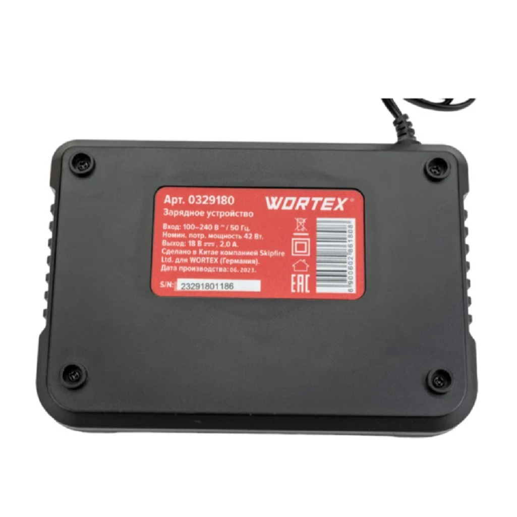 Зарядное устройство Wortex FC 1515-1, 0329180, Li-ion, 18В, 2.0A