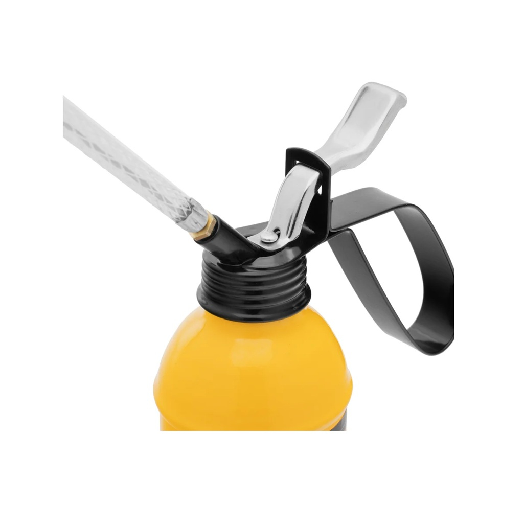 Масленка-нагнетатель Denzel 53240 с гибким наконечником, металл, 0.2 л