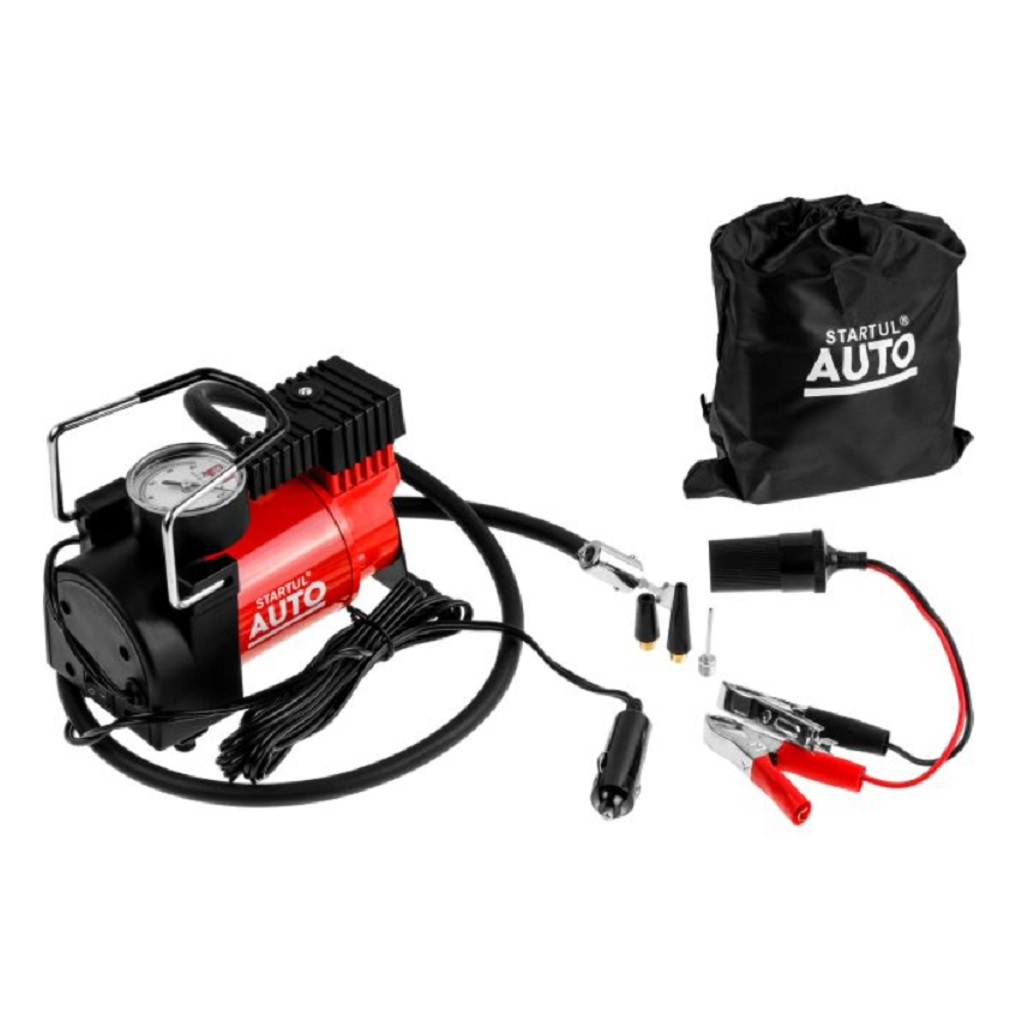 Компрессор автомобильный Startul AUTO 5800 для подкачки шин, 10 бар, 35 л/мин, 80 Вт