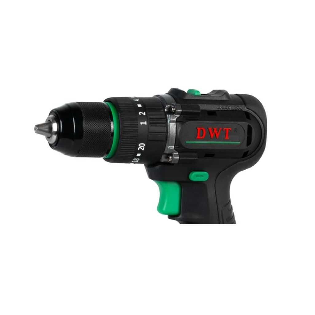 Дрель аккумуляторная ударная DWT ASBP-20 DNFG-2 BMC, реверс, подсветка, регулировка скорости