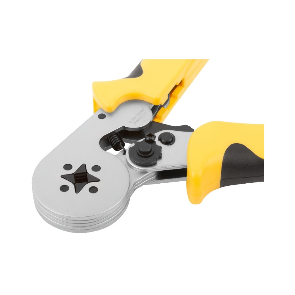 Пресс-клещи для обжима втулочных наконечников FIT 60072, 0.25-10 мм, прорезиненные ручки, 175 мм