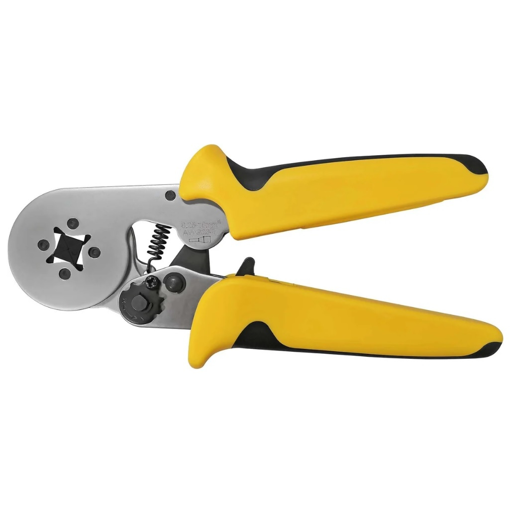 Пресс-клещи для обжима втулочных наконечников FIT 60072, 0.25-10 мм, прорезиненные ручки, 175 мм