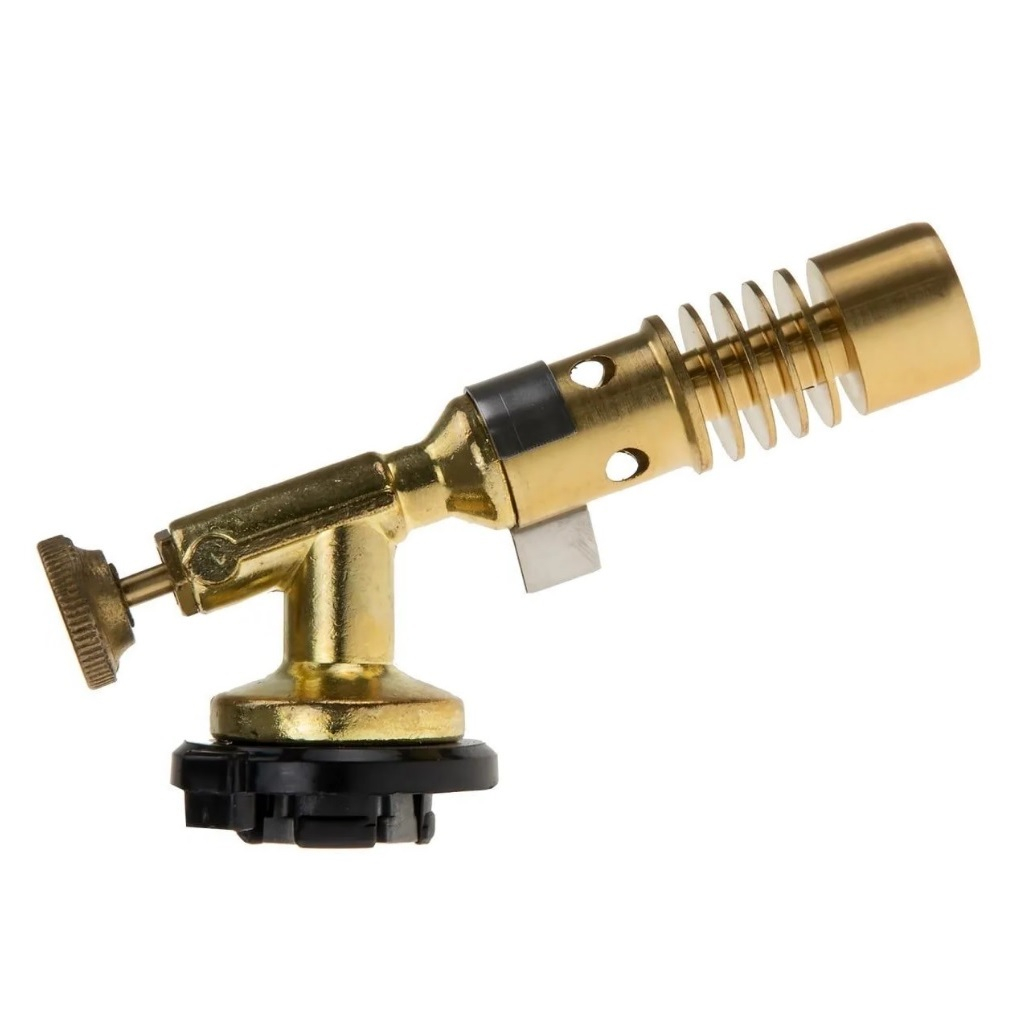 Горелка газовая Tulips Tools IG13-058, для цангового баллона, латунь