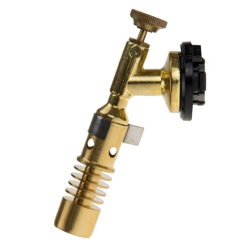 Горелка газовая Tulips Tools IG13-058, для цангового баллона, латунь