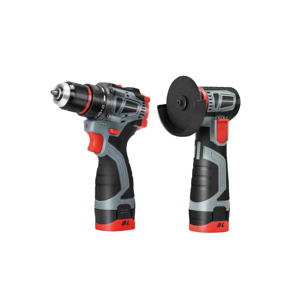 Набор аккумуляторного инструмента Procraft ProfiSet 2B16: УШМ+шуруповерт, 16 В 2акк. х 2Ah+з.у