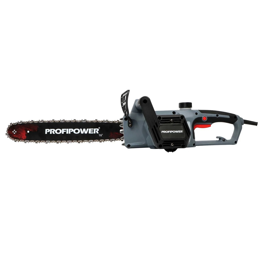 Пила цепная Profipower ПЦ-2400, E0263, сетевая, 16 дюймов, 59 звеньев, 2400 Вт