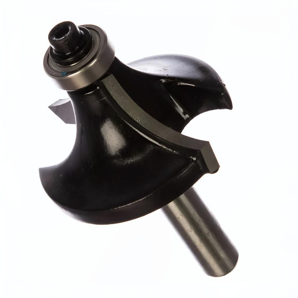 Фреза концевая Росомаха d8 мм, D42 мм,  H22 мм, кромочная с нижним подшипником, 801711